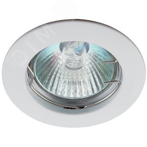 Светильник встраиваемый литой MR16 KL1 WH ,12V, 50W белый (100/3000) ЭРА - ЭРА (Энергия света)