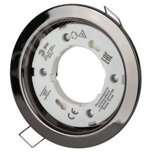 Светильник встраиваемый KL35 BK /1 (к) под лампу Gx53 220V 13W черный металл (80/1680) - фото 5