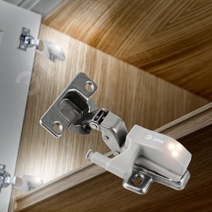 Фонарь светодиодный подсветка Пушлайт SB-401 на петлю в кухонный шкаф (элемент питания А23 входит в комплект) - фото 7