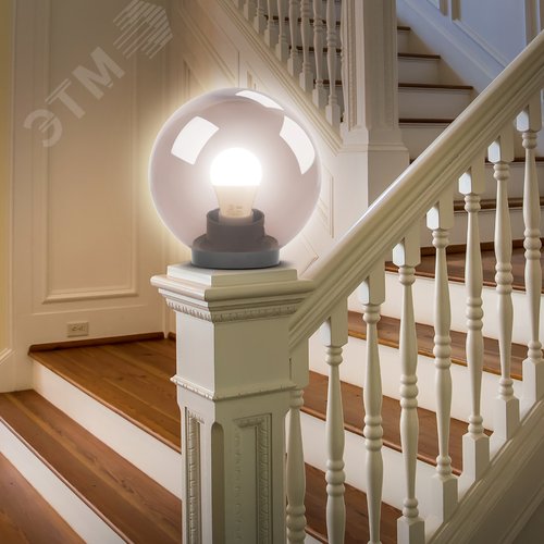 Светильник на опору/кронштейн НТУ 01-100-305 шар дымчатый IP44 Е27 max100Вт d300mm 5