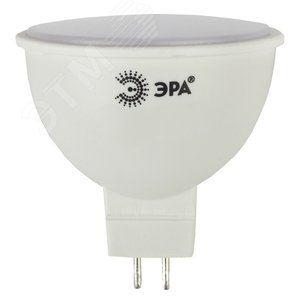 Лампа светодиодная LED 4 Вт 320Лм 2700К софит теплый GU5.3 170-265В LED MR16-4W-827-GU5.3 Standart - фото 3