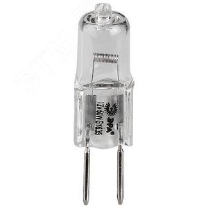 Лампа накаливания галогенная GY6.35-JCD-50W-230V (галоген, капсула, 50Вт, нейтр, GY6.35) (100/1000/35000) - фото 3