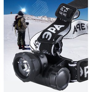 Фонарь светодиодный  G1W  Налобный 1W LED, коллиматор, 3хААА, бл (25/100/600) ЭРА (C0033731) - фото 4