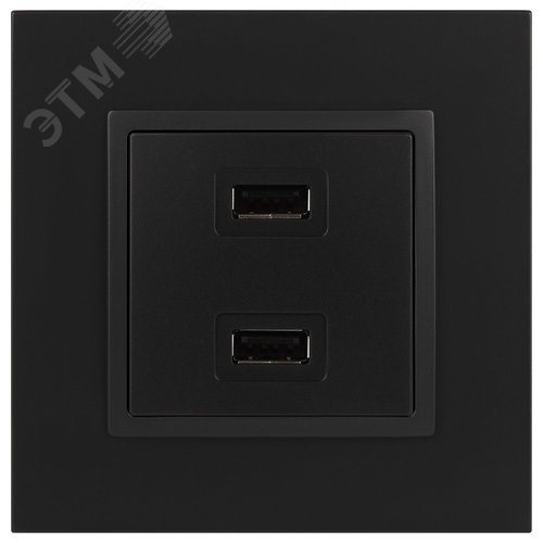 Устройство зарядное USB, 5В-2100мА, Эра Elegance, антрацит, 14-4110-05 2