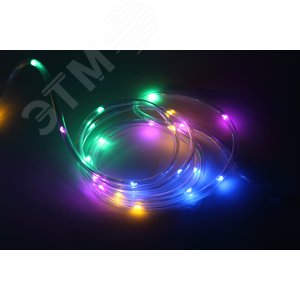 Садовый дюралайт на солнечной батарее, мультиколор, 5 м ERANN24-12 ЭРА ЭРА (Б0044221)