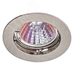 Светильник встраиваемый литой MR16 KL1 CH ,12V, 50W хром (100/3000) ЭРА - фото 3