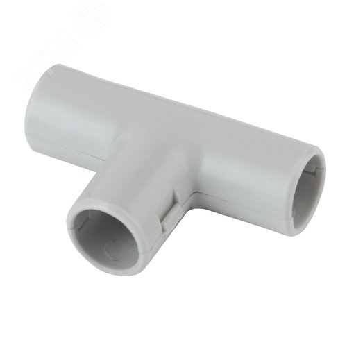 Тройник TR-32 для трубы разборный серый d32мм 10шт