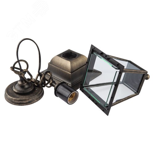 Светильник подвесной НСУ 04-60-001 четырехгранный под бронзу IP44 Е27 max60Вт 10