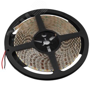 Лента светодиодная 9,6Вт/м 12В 6500К IP20 120LED/м KU-2835AD-120D-W