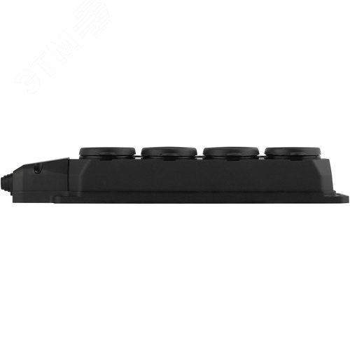 Колодка каучуковая с/з 4 гнезда 16A IP44 черная K-4e-B-IP44 - фото 3