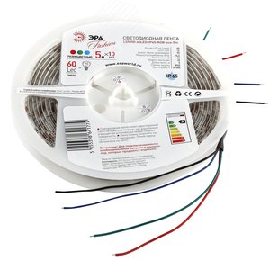 Лента светодиодная 14,4Вт/м 12В RGB IP65 60LED/м LS5050-14,4-60-12-RGB-IP65-1 2