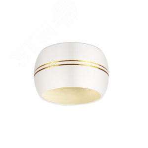 Подсветка декоративная под лампу Gx53  алюминий  цвет белый/золото OL13 GX53 WH/GD ЭРА (Б0049037) - ЭРА (Энергия света)