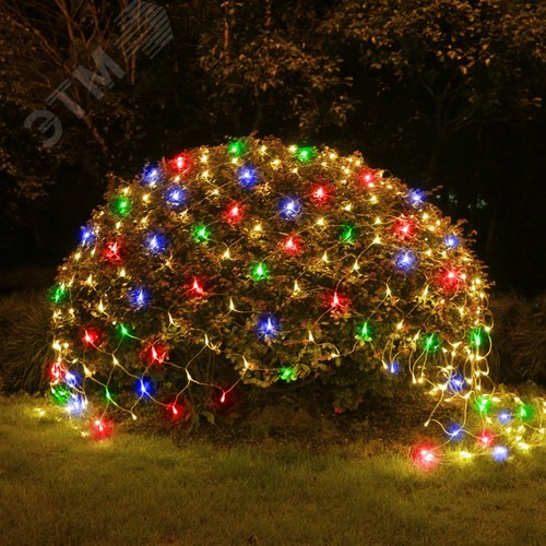 Сеть 150 LED на солнечной батарее мультиколор 2мx1,35м ERAUF024-16 4