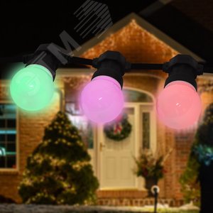 Гирлянда  Белт Лайт набор 3 м, ERABL-MK3 10 RGB LED (шаг 30 см), мультиколор, динамич.режим, ЭРА (Б0047957)