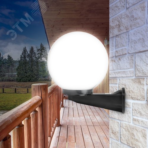 НБУ 01-60-251  , шар опал с настенным крепежом D=250 mm (1/30) ЭРА (Б0048075) 8