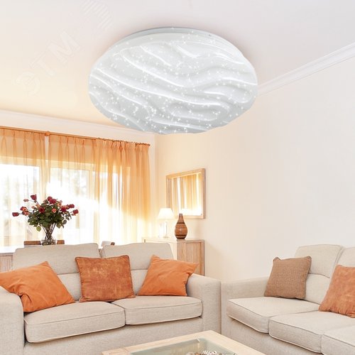 Светильник светодиодный SPB-6 Wave 120 Fashion 120Вт 3000-6500К 10200 Лм с пультом ДУ 680x100 мм 4