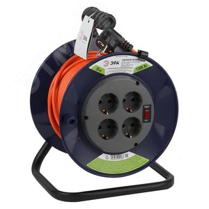 Удлинитель силовой RPx-4es-3х0.75-20m на п. катушке c/з 4 гн 20м ПВС 3х0.75 RPx-4es-3х0.75-20m