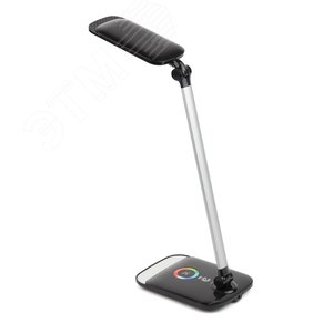 NLED-460-14W-BK-S Светильники настольные ЭРА NLED-460-14W-BK-S черный с серебром наст.светильник (Б0028439) - фото 3
