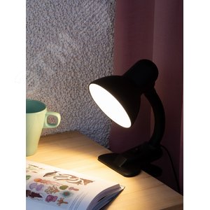 Светильник настольный на прищепке черный матовый N-102-E27-40W-BK 9