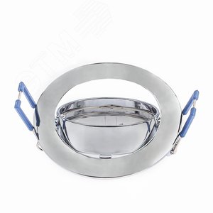 Светильник встраиваемый литой поворотный MR16 KL1A CH ,12V/220V, 50W хром (100/3000) ЭРА - фото 4