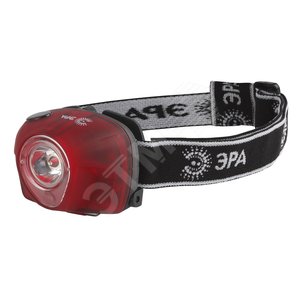 Фонарь светодиодный GB-502 Налобный 3W LED, аварийный сигнал, 3хААА, 4 режима, бл. (25/100/800) ЭРА (Б0036615) - ЭРА (Энергия света)