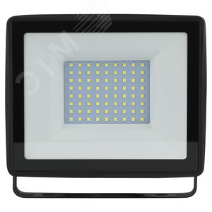 Прожектор светодиодный ДО-100 Вт 6500К 8000 Лм IP65 черный 100w холодный 200-240В LPR-023-0-65K-100 - фото 3