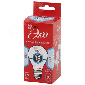 LED A65-18W-840-E27,груша,18Вт,нейтр,E27 - фото 3