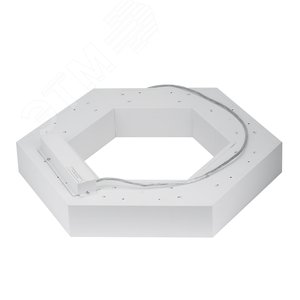 Светильник подвесной светодиодный 51Вт 4000Лм 4000К IP40 800х800х80 белый Geometria Hexagon SPO-124-W-40K-051 - фото 4
