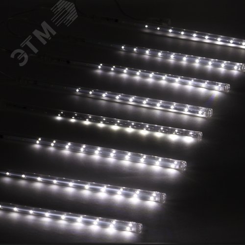 ЭРА Гирлянда LED Сосульки 2,1м холодный свет, 7V, IP44 (трансформатор в комплекте) (Б0041910) 4
