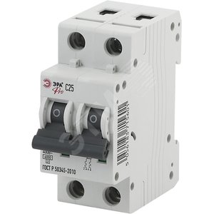 ЭРА Pro Автоматический выключатель NO-902-185 ВА47-63 2P 40А кривая C (Б0036869)