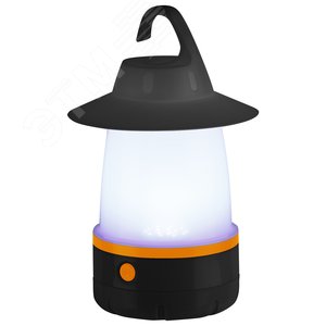 KB-503 Фонарь  Кемпинг ЧЕРНЫЙ, 1WxLED, 3xAA, карт (10/60/240) ЭРА - ЭРА (Энергия света)