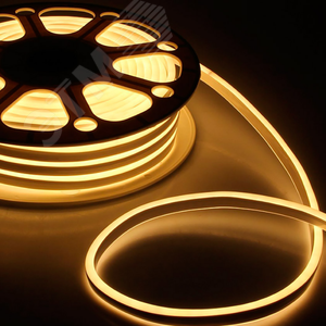 Лента светодиодная неоновая 7Вт/м 220В 2700К IP67 120LED/м N2835-120-IP67-220V-20m-2700 2