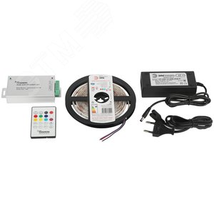 Готовый комплект светодиодной ленты  №3 LS5050 -30LED-IP65-RGB _LP36W_A01 (10/240) - ЭРА (Энергия света)
