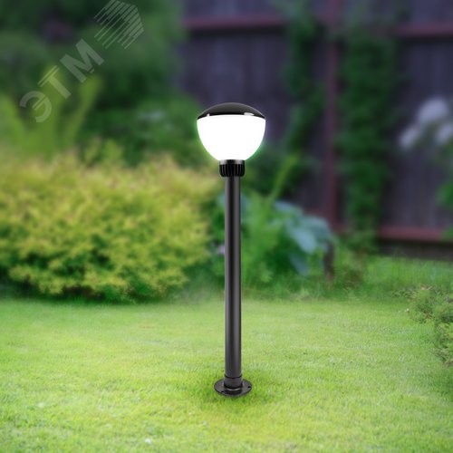 Светильник напольный садово-парковый НТУ 01-75-002 Аква 1303 черный IP54 Е27 max75Вт h850mm 9