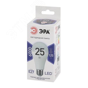 Лампа светодиодная LED 25 Вт 2000Лм 6000К груша холодный E27 170-265В LED A65-25W-860-E27 Standart 2