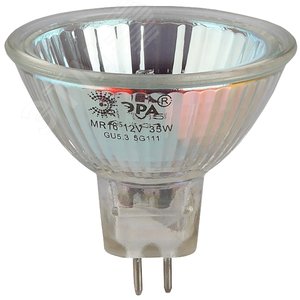 Лампа накаливания галогенная GU5.3-JCDR (MR16) -75W-230V-CL (галоген, софит, 75Вт, нейтр, GU5.3) (10/200/6000) - фото 3