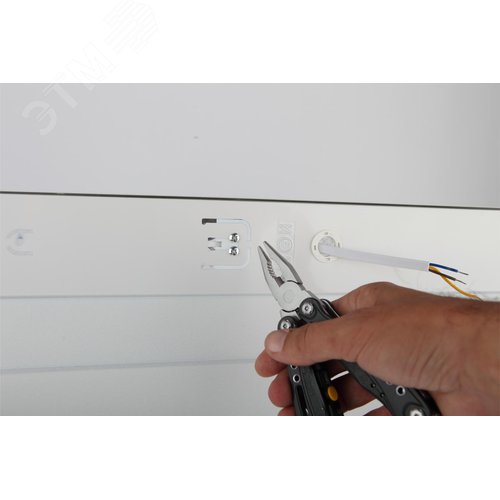 Светильник светодиодный ДВО/ДПО 48Вт 4000К 4800Лм IP40 595х595 призма с проводом SPO-6-48-4K-P (4) 5