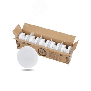Лампа светодиодная LED 10 Вт 800Лм 2700К таблетка (GX53) теплый GX53 220-240В LED GX-10W-827-GX53 R (10-PACK) Red Line - ЭРА (Энергия света)