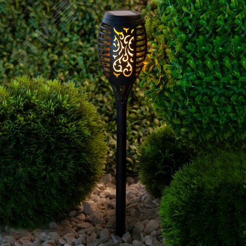 Светильник садовый Факел на солнечной батарее, 49,5 см ERASF020-33 5