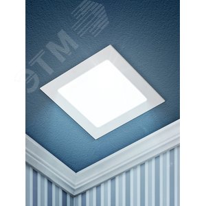 Светильник светодиодный квадратный LED 24W 220V 6500K LED 2-24-6K 3