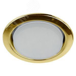Светильник KL35 GD-10 под лампу Gx53,220V,13W ,золото (упаковка 10 шт) | Б0033034 | ЭРА - ЭРА (Энергия света)