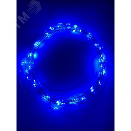 Гирлянда LED Нить 5 м синий свет, АА ENIN -5NB ЭРА (Б0047962) - фото 2
