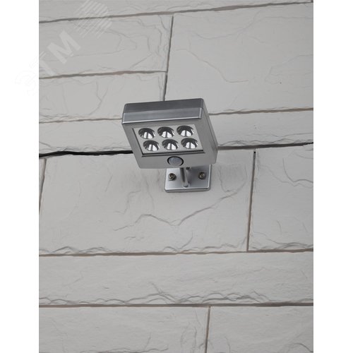 Прожектор с датчиком движения c выносной солнечной батареей, 6LED,150lm ERAFS024-07 ЭРА (Б0044247) 3