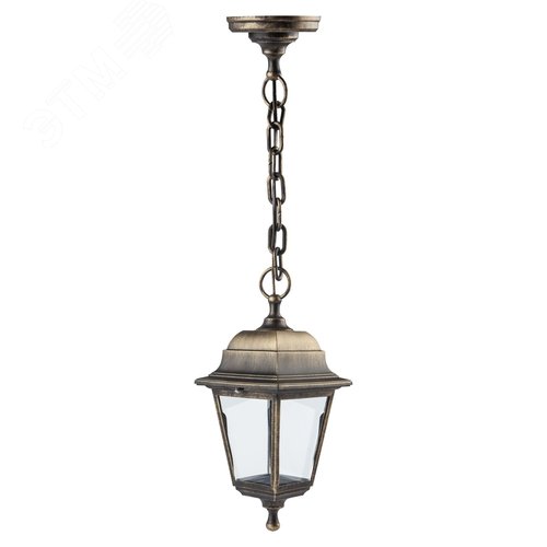 Светильник подвесной НСУ 04-60-001 четырехгранный под бронзу IP44 Е27 max60Вт 2