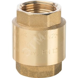 Клапан обратный пружинный муфтовый 1‘ с пластиковым седлом (SVC-0002-000025) - STOUT