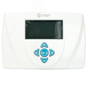 Радиотермостат STOUT электронный Milux-RF weekly жк-дисплей, программируемый (STE-0003-000003) - STOUT