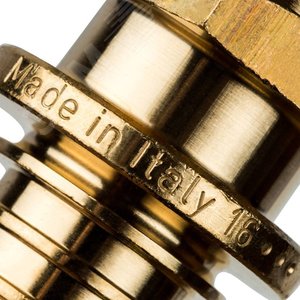 Переходник 20х3/4'НР с наружной резьбой, аксиальный, латунь 8