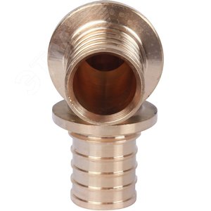 Угольник 32 90 град. аксиальный, латунь 4