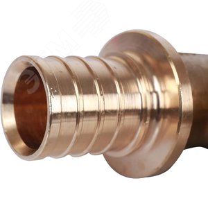 Угольник 32 90 град. аксиальный, латунь 7