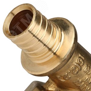 Угольник 16х1/2'ВР переходной с внутренней резьбой, аксиальный, латунь - фото 6